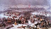 January Suchodolski The Grande Armee Crossing the Berezina. USA oil painting artist
